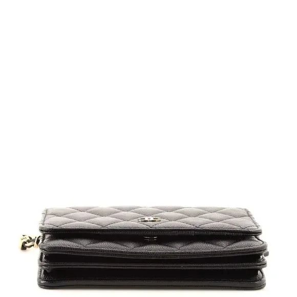 Chanel Wallet on Chain Quilted Caviar Mini Black - Picture 5 of 7
